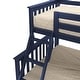 preview thumbnail 55 of 63, Max and Lily Twin over Full Bunk Bed with Trundle Bed
