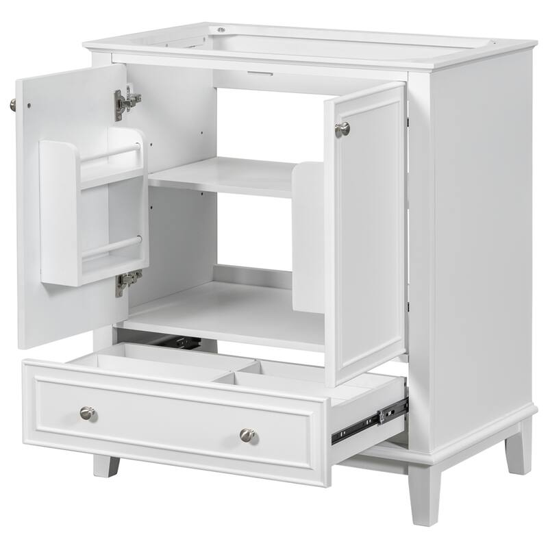 30" Multi-functional Bathroom Vanity without Sink, Base Only