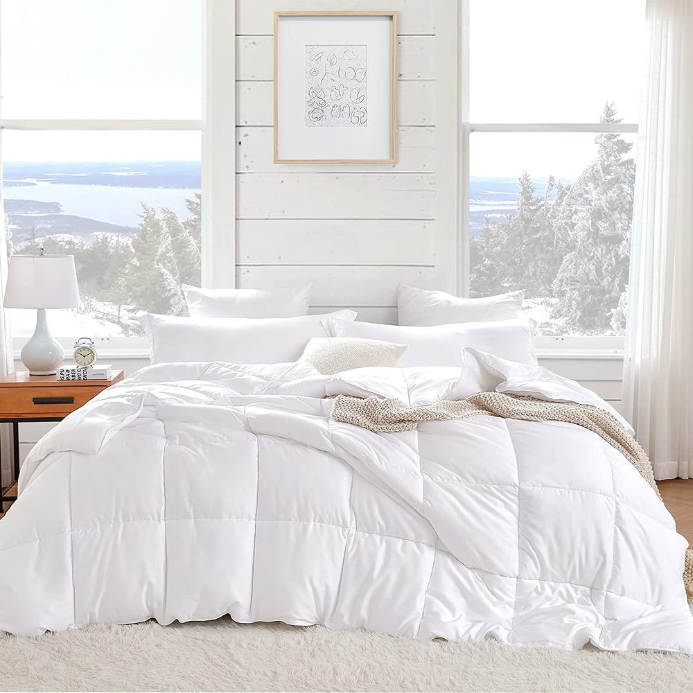 Snorze® Cloud Comforter Set - Coma Inducer® Ultra Cozy - White