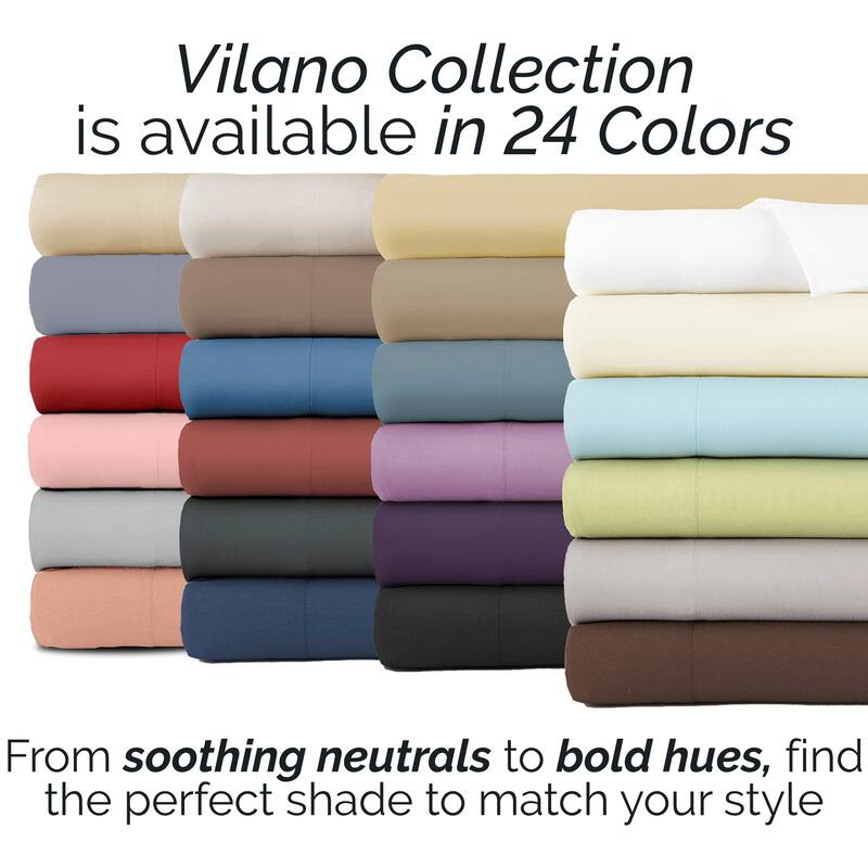 Vilano 6-piece Ultra Soft Extra Deep Pocket Bed Sheet Set