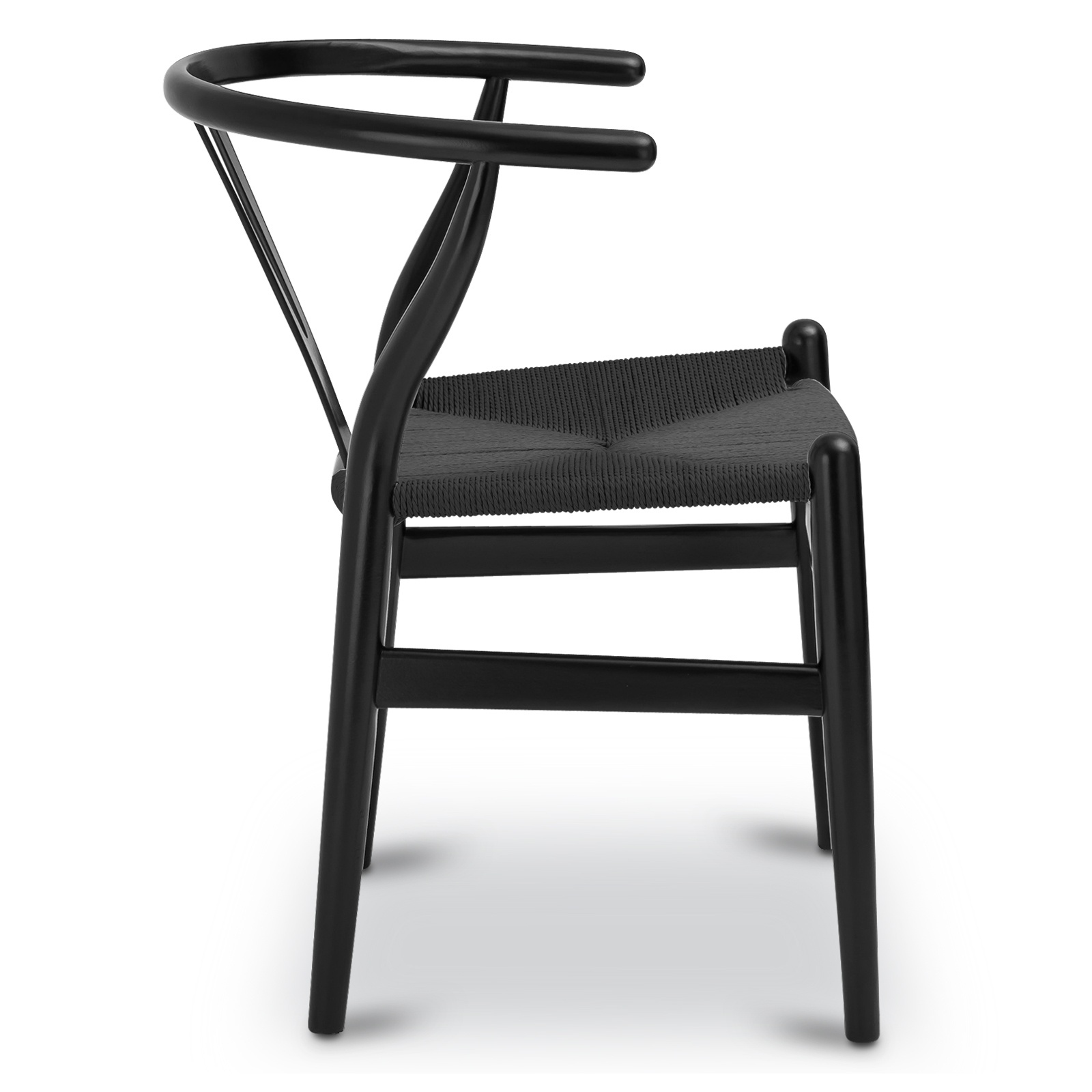 Poly and bark weave chair black deals
