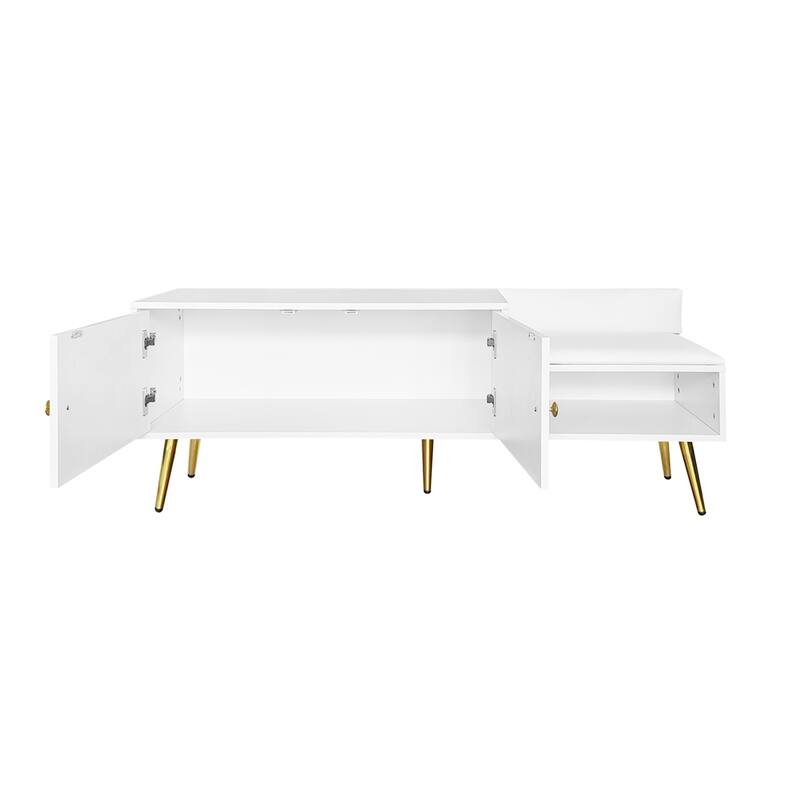 Modern Shoe Storage Bench with Hidden Storage and Upholstered Cushions