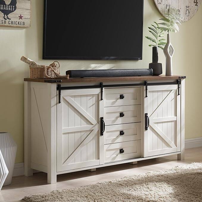 Farmhouse Dresser, Chest of Drawer, Dresser TV Stand, Storage Dresser