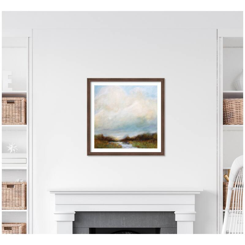 Kate and Laurel Tranquility by Mary Sparrow Framed Wall Art Print