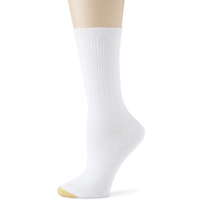 Casual shoe 6-9 GOLD TOE Women/'s 2 Pack Boot Crew Socks 9-11