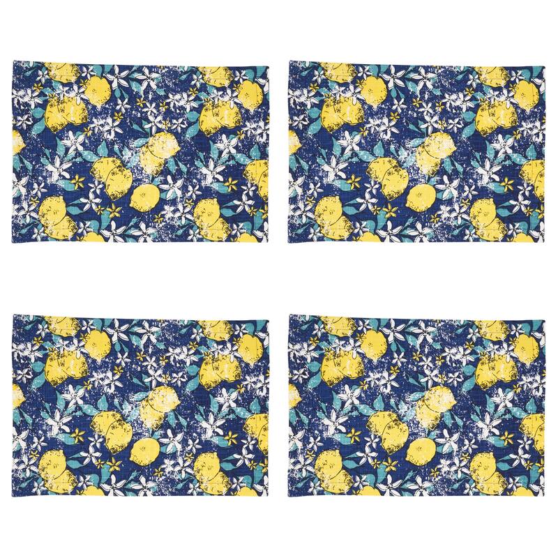 Lemon Design Table Mats (Set of 4)