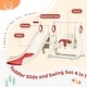 preview thumbnail 2 of 16, 4 in 1 Toddler Slide,Swing Set,Kids Playground Climber Slide Playset with Basketball Hoop,Freestanding Combination for babies
