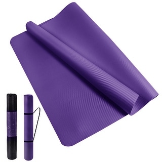 Pro Space High Density Large Yoga Mat 79 in. L x 52 in. W x 0.4 in ...