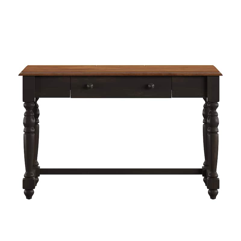 Oaklyn Antique 1-drawer Desk with Charging Station by iNSPIRE Q Classic