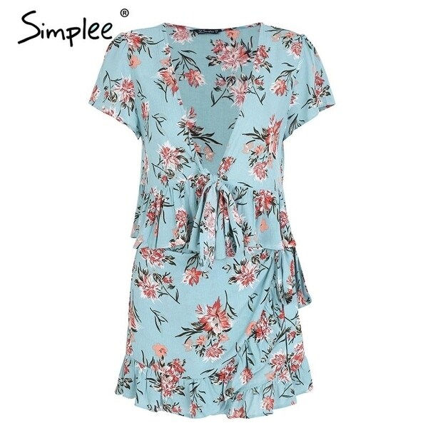 two piece romper short set