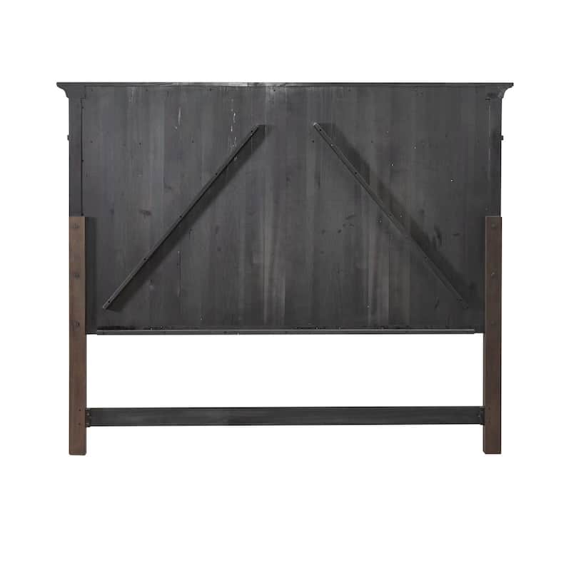 Paradise Valley Saddle Brown Panel Headboard