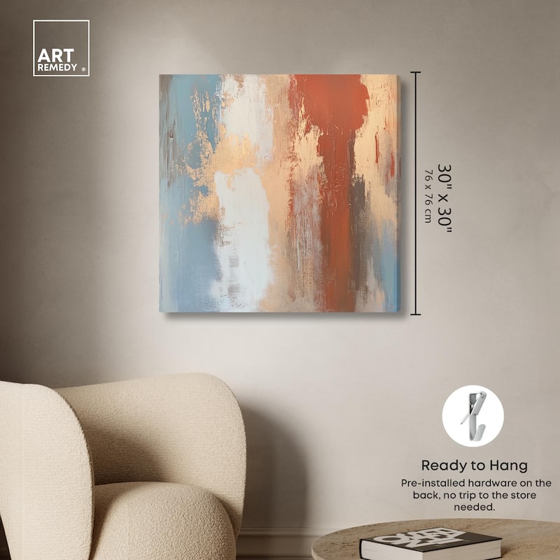 Coastal Rust I Canvas by Art Remedy, Gallery Wrapped