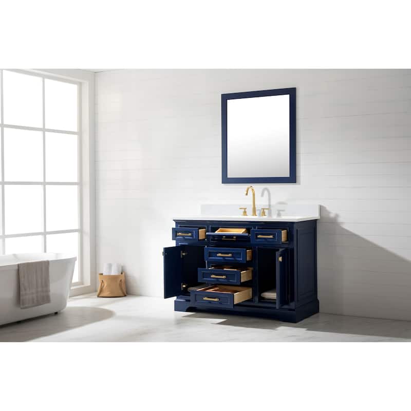 Milano 48" Single Vanity in Blue