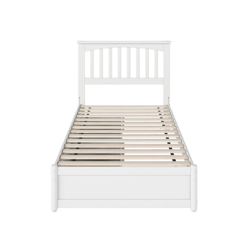 Everett Platform Bed with Panel Footboard and Storage Drawers