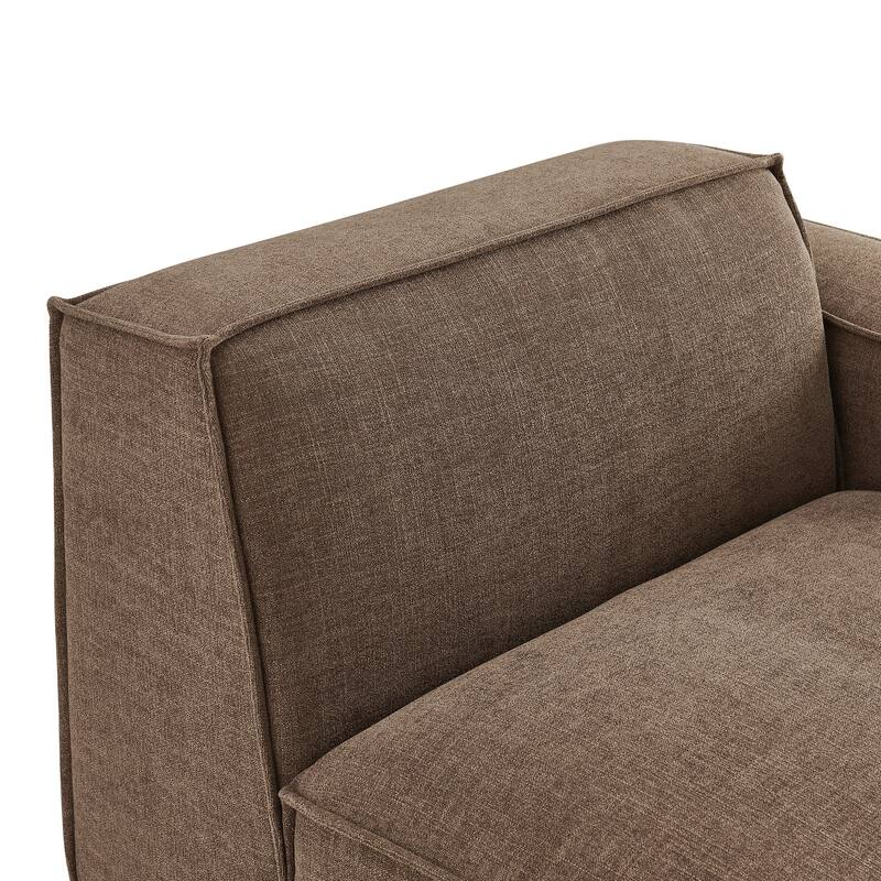 Restore Performance Fabric Upholstered Right-Facing Modular Lounge Chair