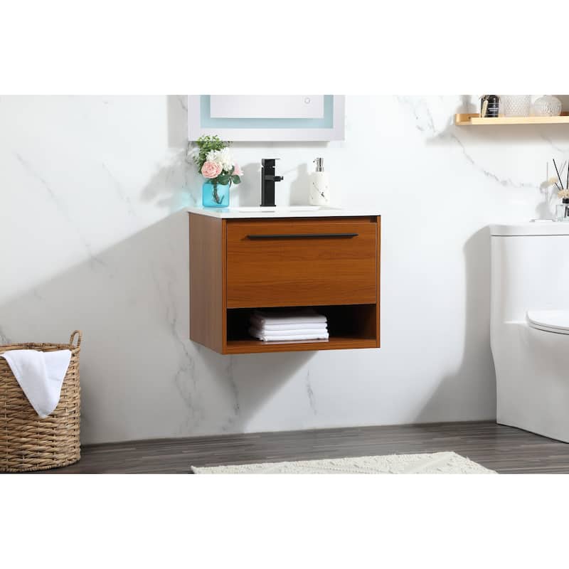 Brush 24 - 30 Inch Single Bathroom Vanity