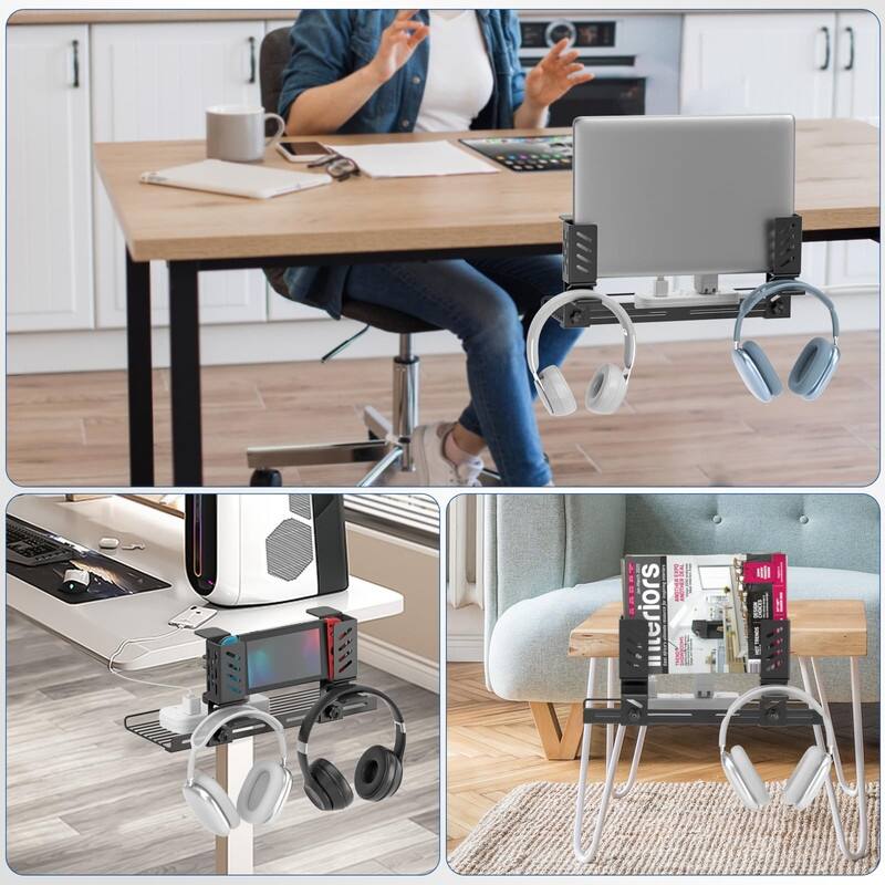 3-in-1 Laptop Stand Holder Storage - 16.26 x 6.81 x 2.52 inches