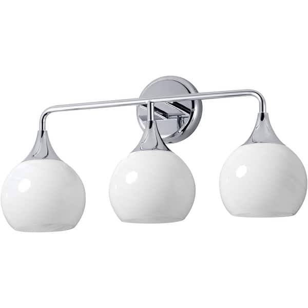 slide 2 of 11, Maxim 21223MR Neve 3 Light 23" Wide Bath Vanity Light Polished Chrome