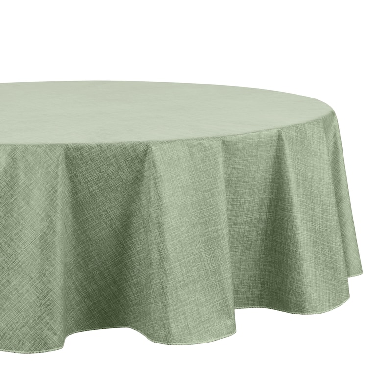 Monterey Linen Texture Vinyl Indoor/Outdoor Tablecloth