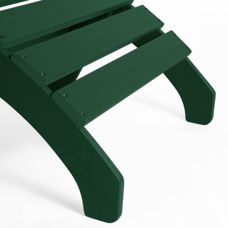 Polytrends Altura Outdoor Adirondack Folding Ottoman