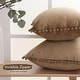 preview thumbnail 52 of 89, Deconovo Velvet Pom-poms Throw Pillow Covers 2 PCS(Cover Only)