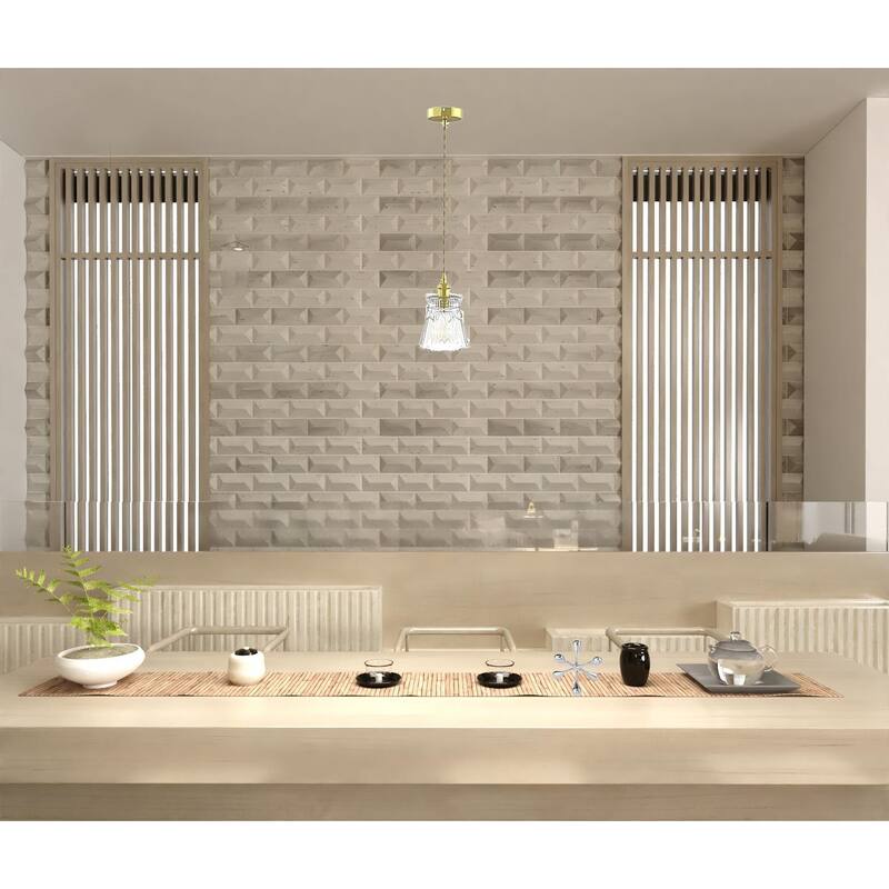 HomeRoots Kitchen Island Cylinder Glass Edison Bulb Dimmable Ceiling Light With Clear Shades - 7.3' X '7.5' X '7.3 - 7.3' X '7.5' X '7.3