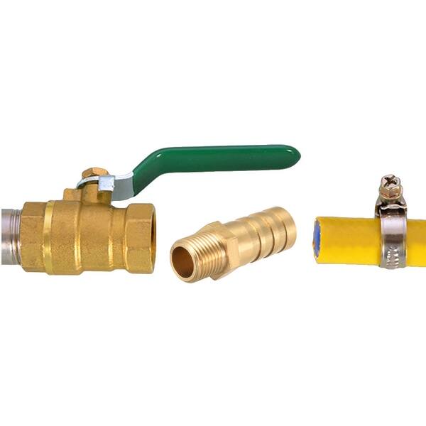 Brass Hose Barb Fitting Connector 10mm Barb X G3 8 Male Pipe Adapter Gold Tone 3 8 G X 10mm Overstock