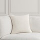 preview thumbnail 60 of 130, Villa by Classic Home Harriet Velvet Throw Pillow 22x22 - Ivory