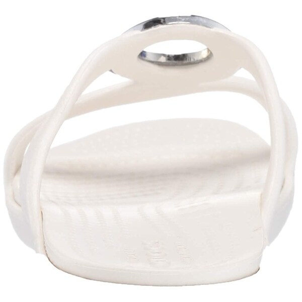 crocs women's sanrah metal block strap wedge sandal