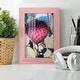 preview thumbnail 97 of 138, Pink Yellow Cactus III -Framed Print w/glass-Cherry Red