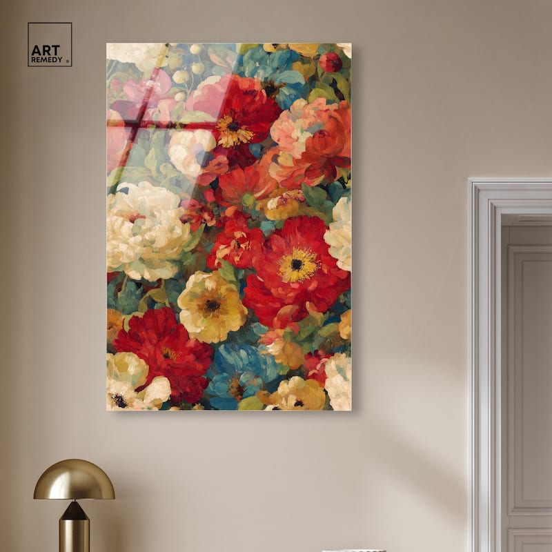 Garden Tapestries II Acrylic by Art Remedy, Ready to Hang