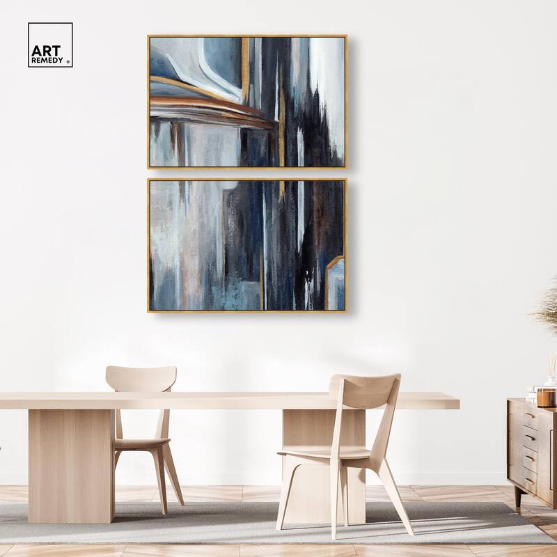 Aftereffect Canvas Set of 2 by Art Remedy