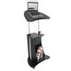 preview thumbnail 4 of 17, Techni Mobili Adjustable Sit-to-Stand Rolling Laptop Cart with Tilt Top and Storage