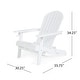 preview thumbnail 49 of 49, Bellwood Outdoor Acacia Wood Folding Adirondack Chairs (Set of 2) by Christopher Knight Home