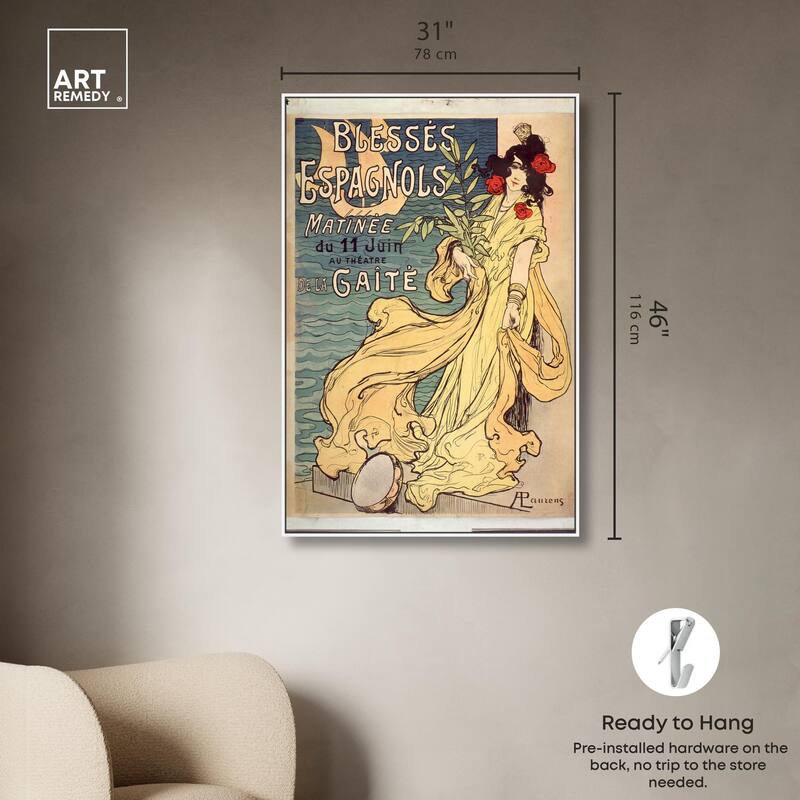 Spanish Dance Canvas by Art Remedy