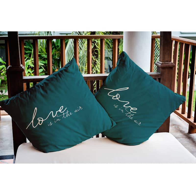 Love in the Air Valentine's Day Decorative Indoor/Outdoor Pillow
