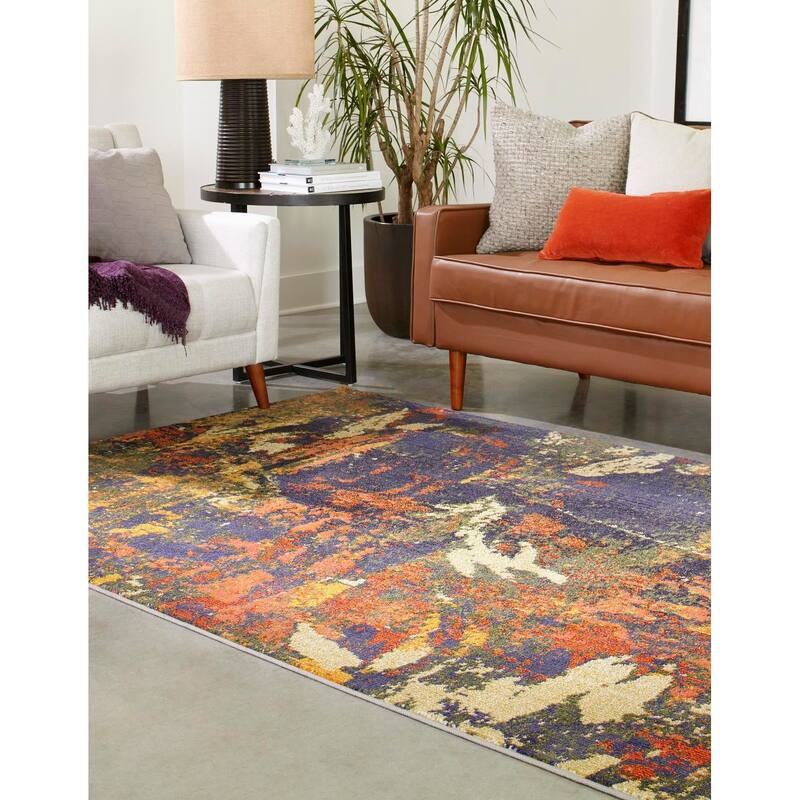 Contemporary Cleley Collection Area Rug