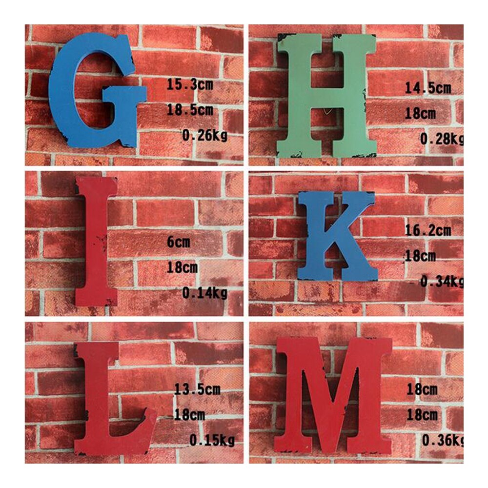 Shop America Vintage Letters Wall Hanging Decoration W Free