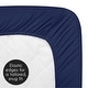 preview thumbnail 6 of 4, Sweet Jojo Designs Red, White and Blue Baseball Patch Sports Collection Changing Pad Cover