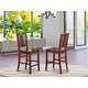 preview thumbnail 6 of 6, Buckland Counter Height Dining Chair in Mahogany Finish - Set of 2(Seat's Type Options) BUS-MAH-W