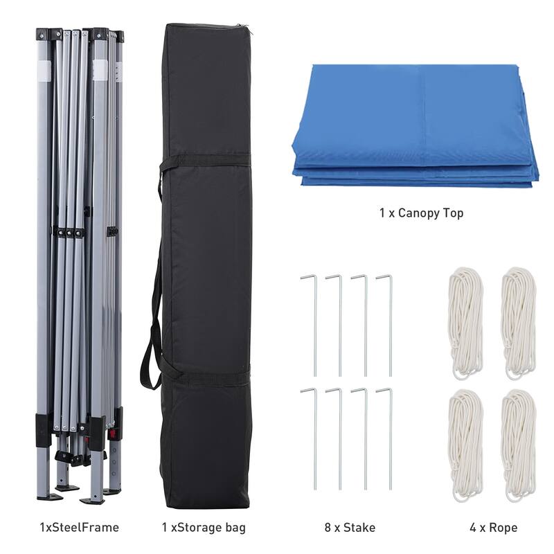 Ainfox 10 x 10 ft Pop-Up Party Canopy Tent Gazebo