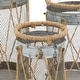 preview thumbnail 7 of 8, Silver Metal Decorative Indoor Outdoor Candle Lantern (Set of 3)