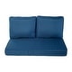 preview thumbnail 51 of 163, Haven Way Universal Outdoor Deep Seat Loveseat Cushion Set