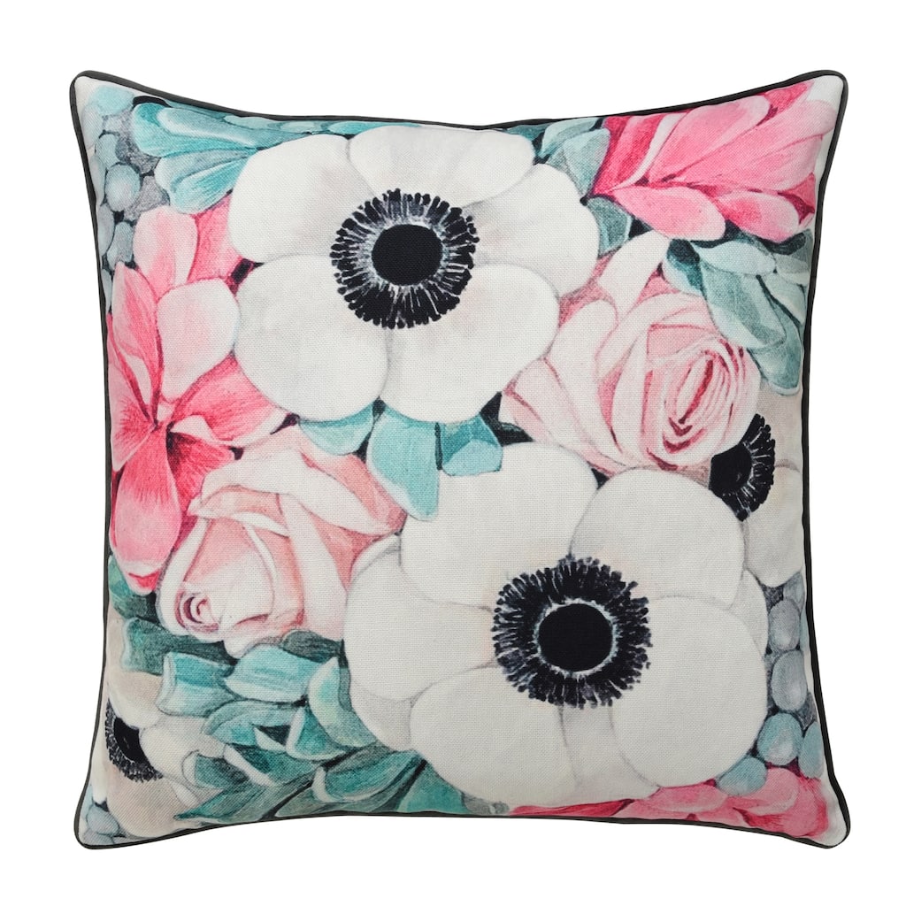 StyleCraft Norman Wyatt Home - Floral Pillow - Multicolor