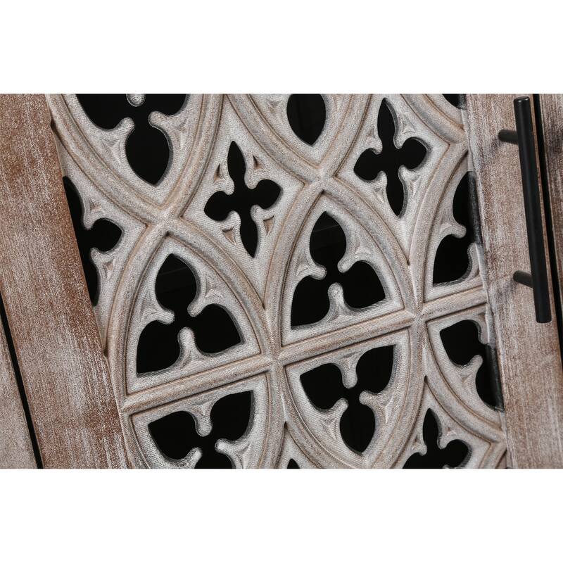 Hollow Four Door Antique Cabinet