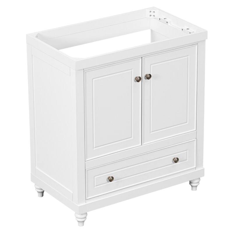 30" 2-door Bathroom Vanity with Sink and Drawer