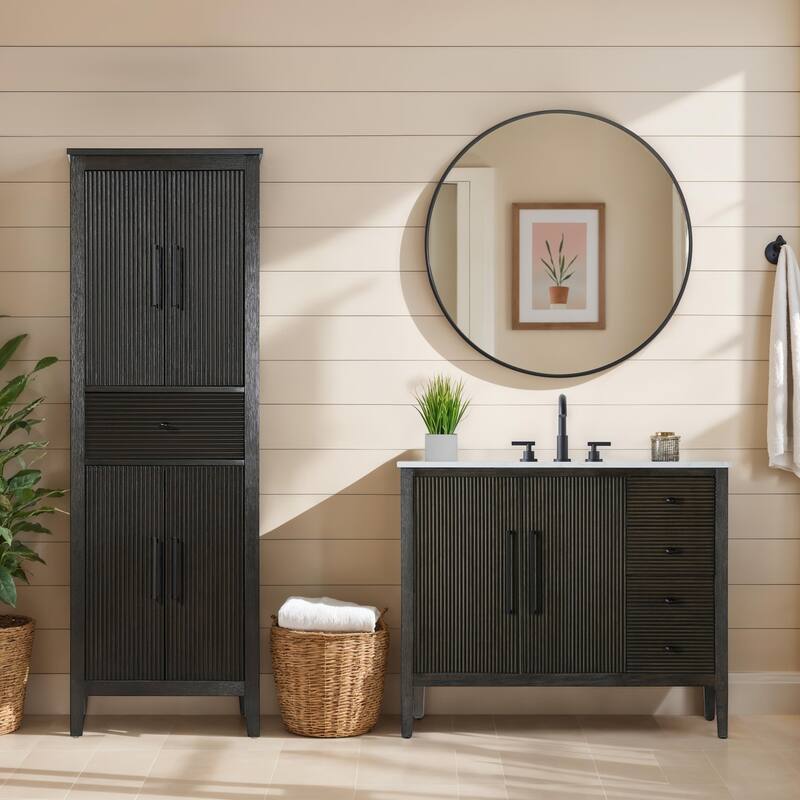 Kensington 16-28 Inch Bath Storage Cabinet
