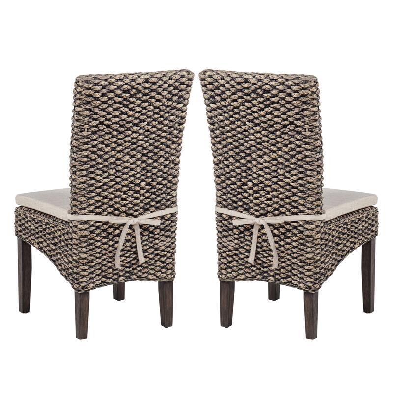 Elodie Seagrass Dining Chair with Seat Cushion-Set of 2