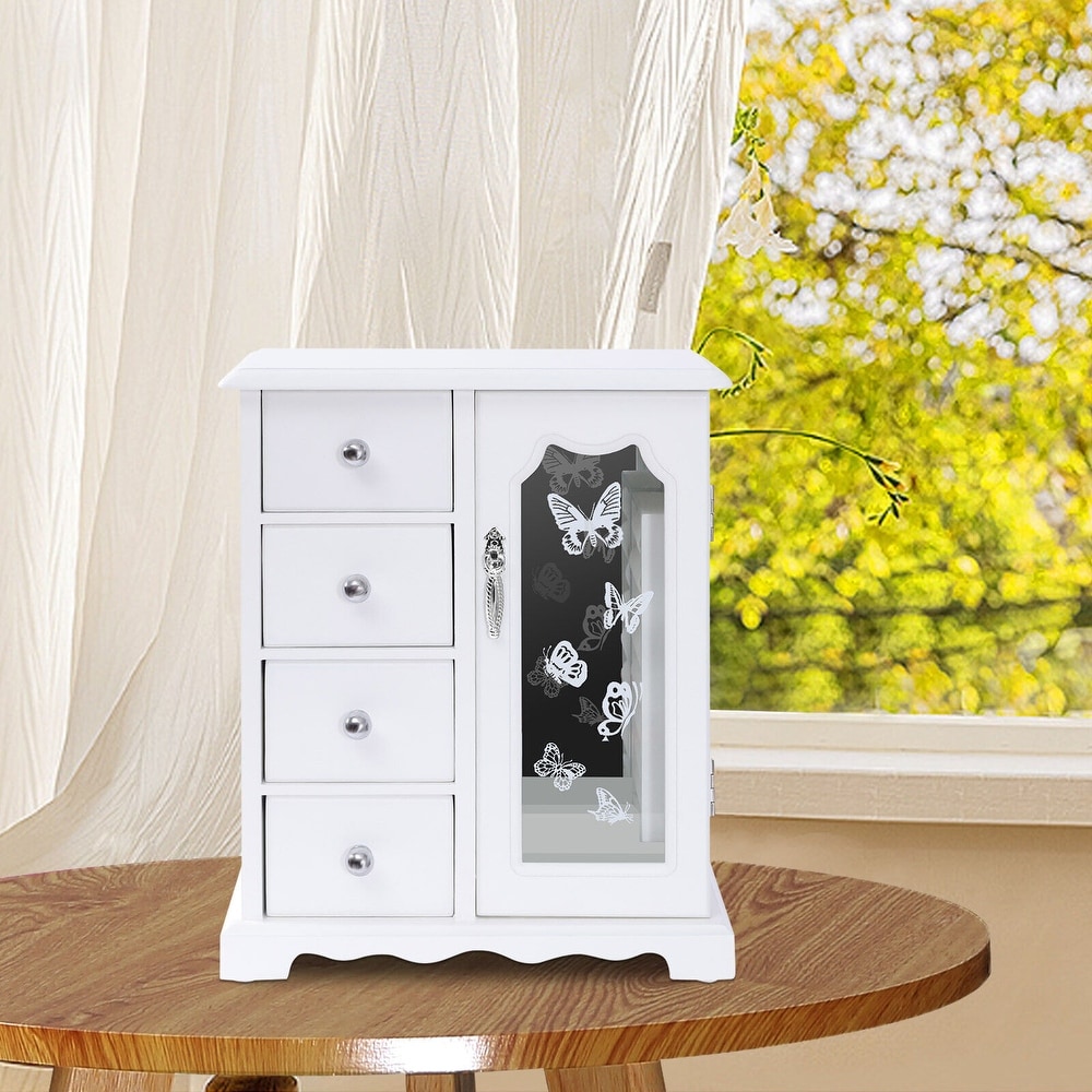 at Home 3-Tier Lined Drawer Jewelry Box