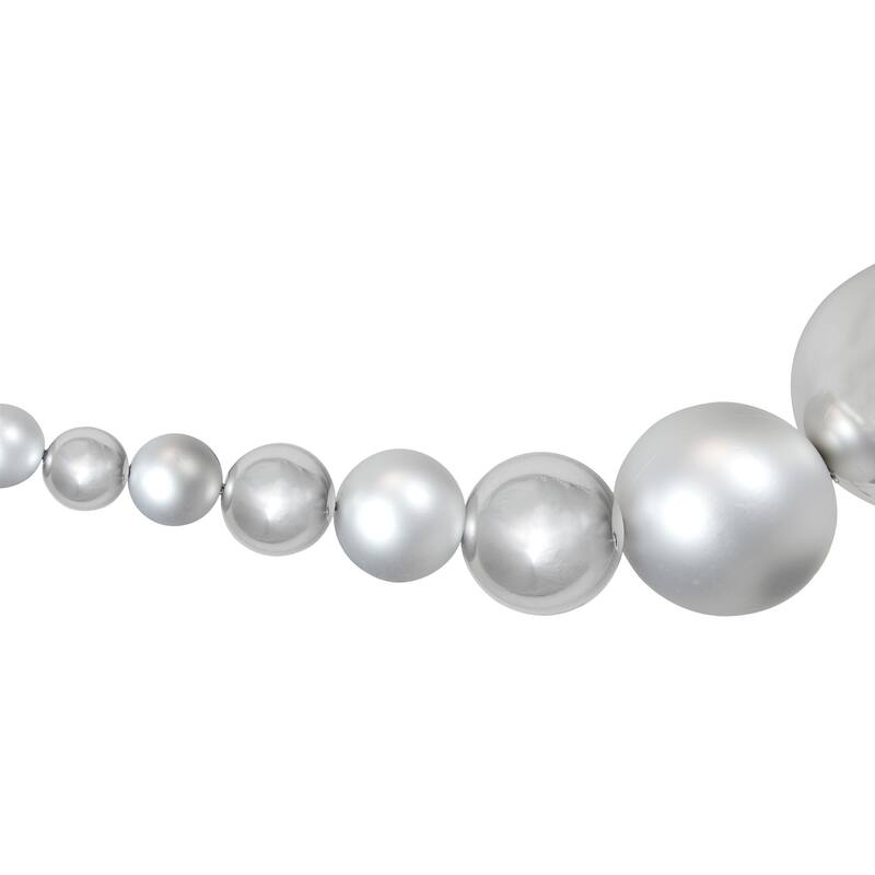 6' Shiny and Matte Shatterproof Ball Christmas Swag